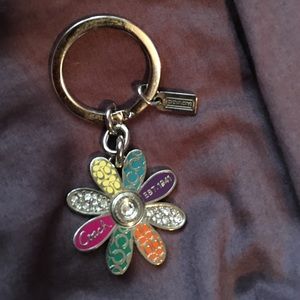 Coach daisy keychain