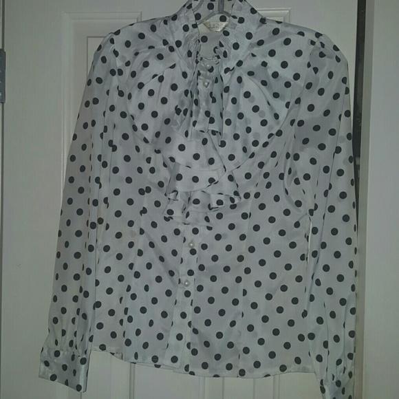 Polka dot blouse