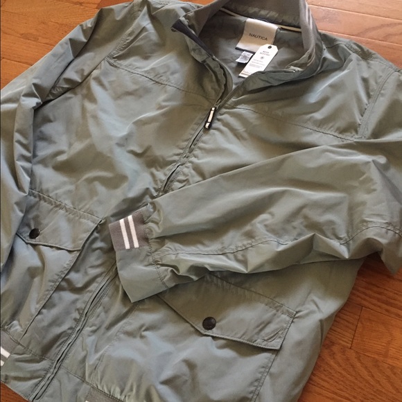 Nautica Other - Nautica men's Jacket Grey $129 Zipper frontwpocket