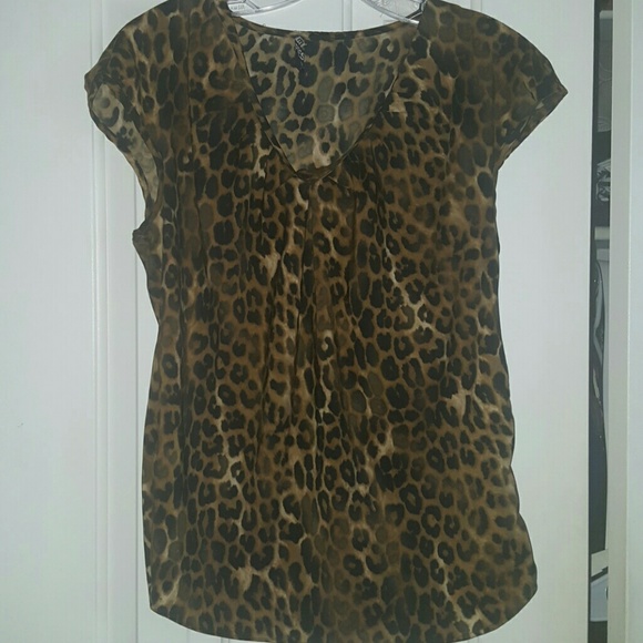Express Leopard Blouse