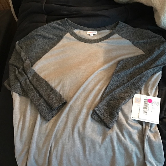 *NWT* Lularoe Randy 3XL Gray baseball tee