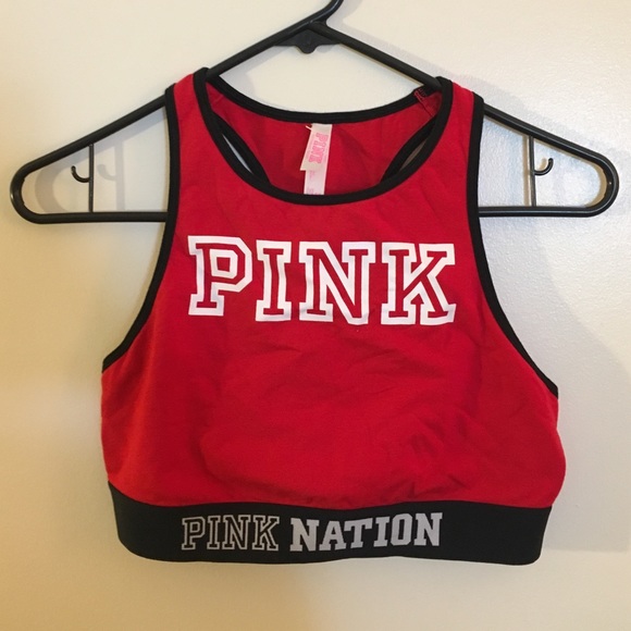 PINK racer back corp top - Picture 1 of 2