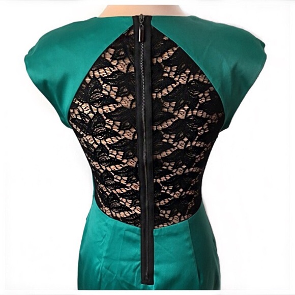 BLACK HALO sz 10 Jagger Dress with lace back - Picture 2 of 4