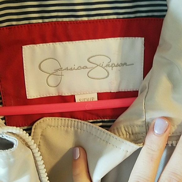 Jessica Simpson Hooded Trench Coat - Picture 4 of 4