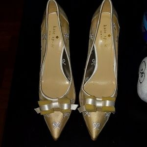 Kate Spade "Lovely" bridal pumps (7 1/2)