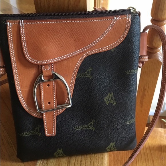 Leather crossbody