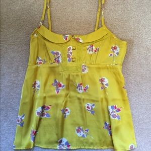 AEO floral silk cami