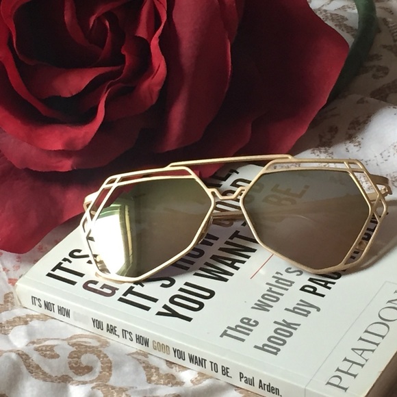 gold frame sunglasses