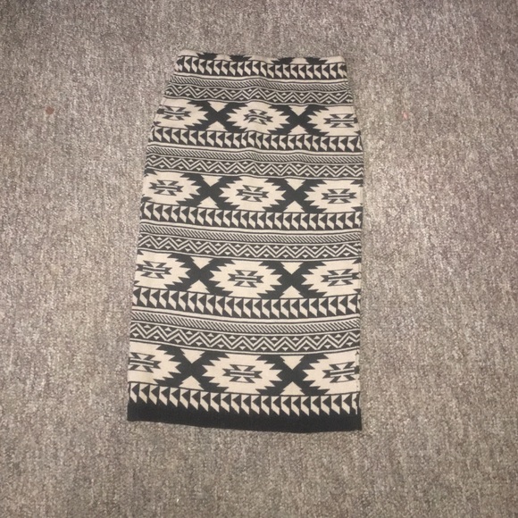 A mini skirt