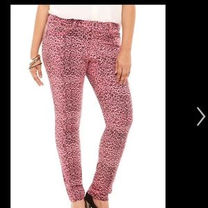Tripp torrid pink leopard jeans plus size 20