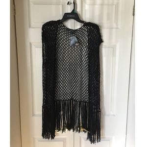 Crochet Fringe Vest