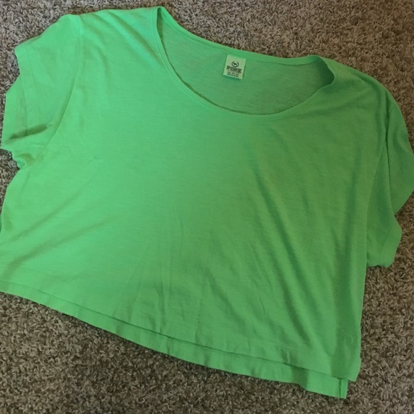 Victoria Secret Lime Green Crop Top