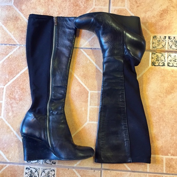Michael Kors wedge boots