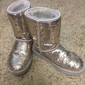 Sequin UGG boots size 8