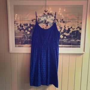 Madewell blue eyelet sundress