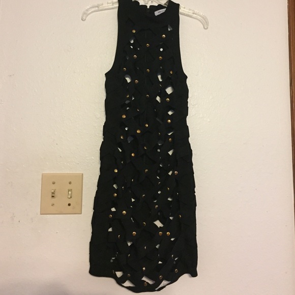 Black Cut Out Hera Collection Dress - Picture 2 of 4