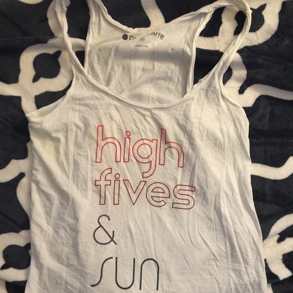 Pure Barre High Fives and Sunshine Tank.