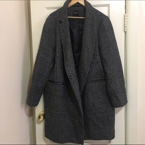 New Look Houndstooth Coat - Size US 20