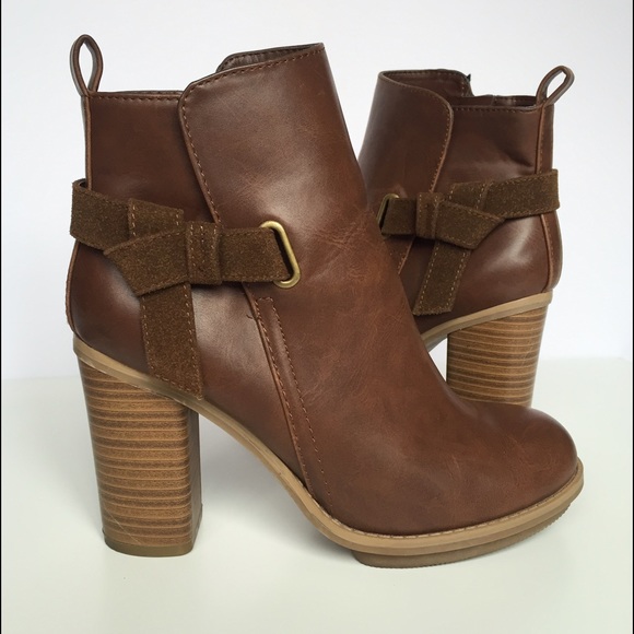 target cognac booties