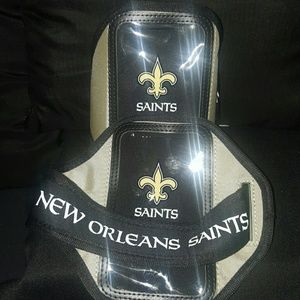 2 New Orleans Saints cell phone arm band holder