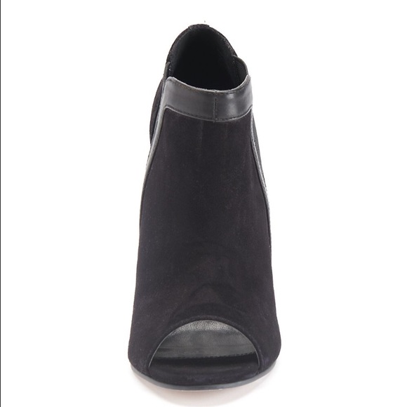 Shoemint Siede Peep-Toe High Heel Bootie - Picture 2 of 3