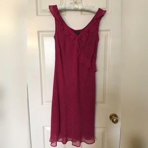 Ann Taylor Bright pink dress- petite size 6