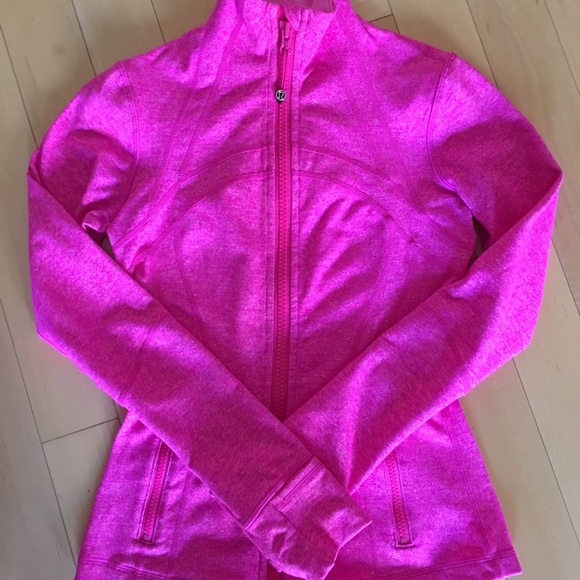 lululemon athletica Jackets & Blazers - Lululemon heathered Paris pink define jacket sz2