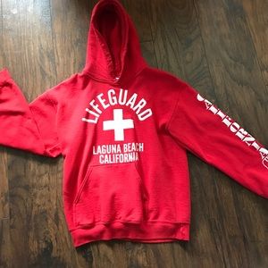 Lifeguard hoodie Red