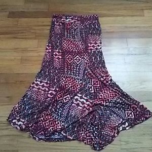Multicolor long skirt
