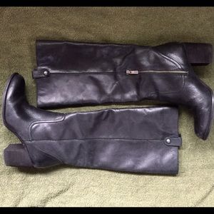 Black Western Knee High Boot 8