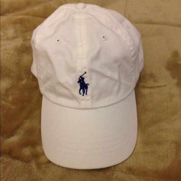 Polo white baseball hat
