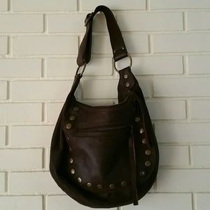 Genuine super soft brown leather purse