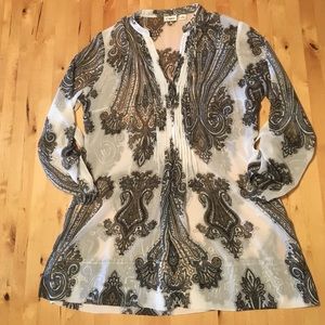 Medium Print Tunic Cato Medium