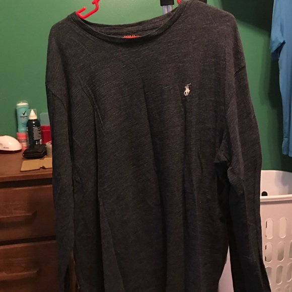 Long sleeve polo shirt