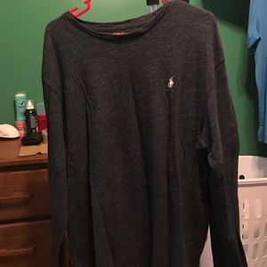 Long sleeve polo shirt
