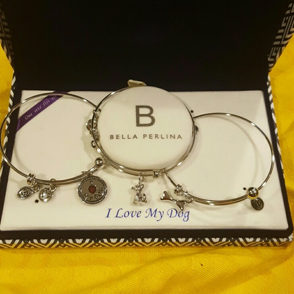 3 bangle charm bracelet