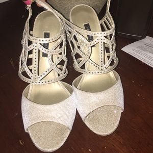 Glitter detail heels