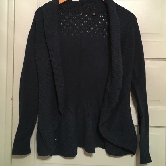 Navy blue anthro cardigan
