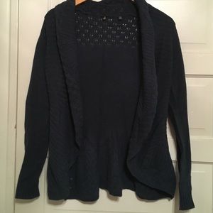 Navy blue anthro cardigan