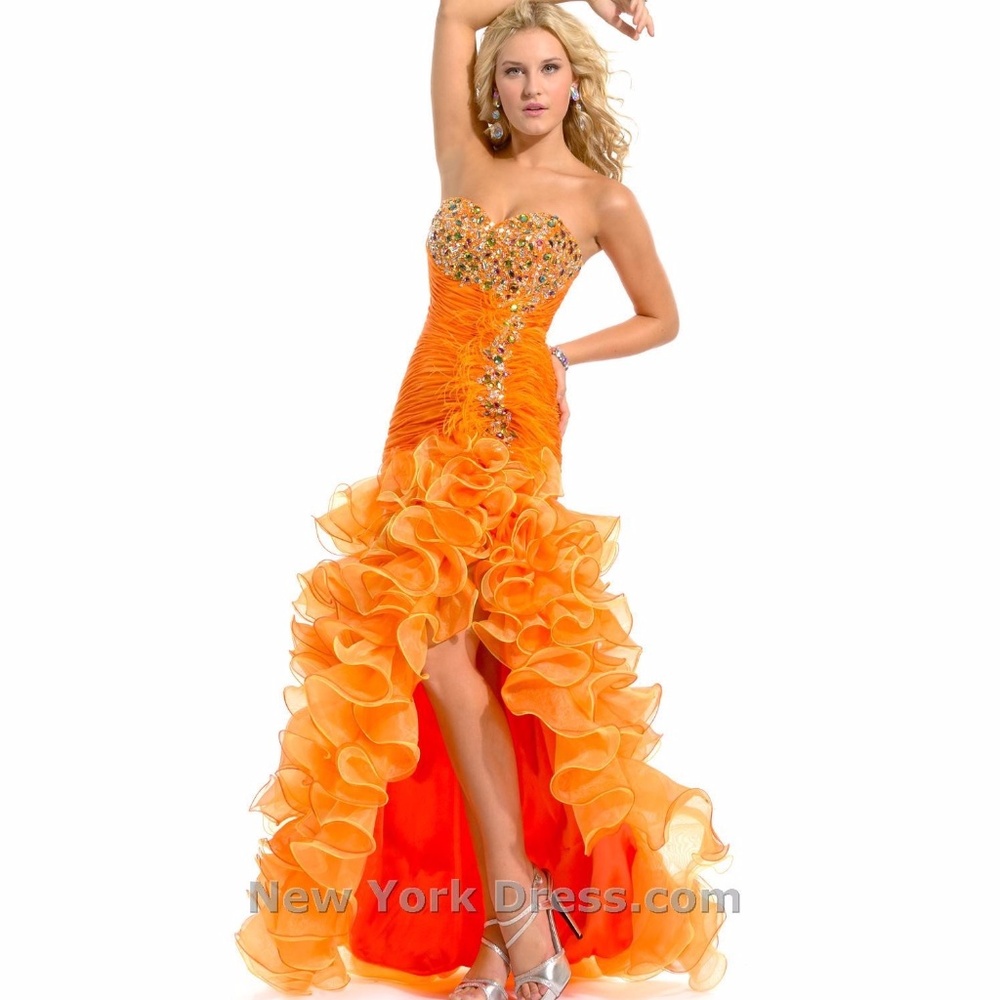 Bright Beautiful Ruffles Dress by Party Time