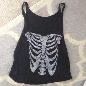 Skeleton tank top