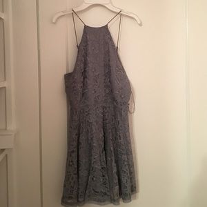 SALE Urban outfitters blue/gray halter dress