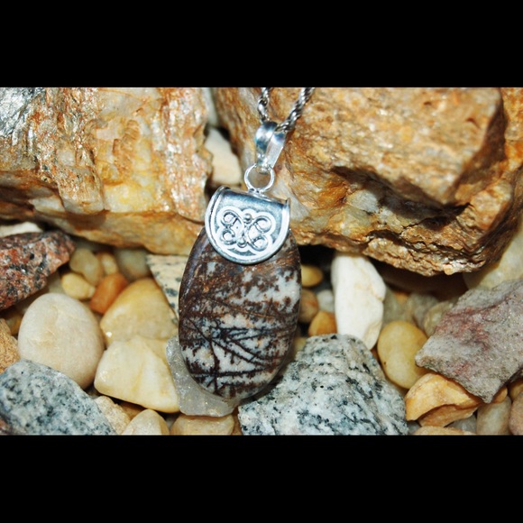 handmade & handcrafted gemstone jewelry Jewelry - Montana Bark Pendant 2”