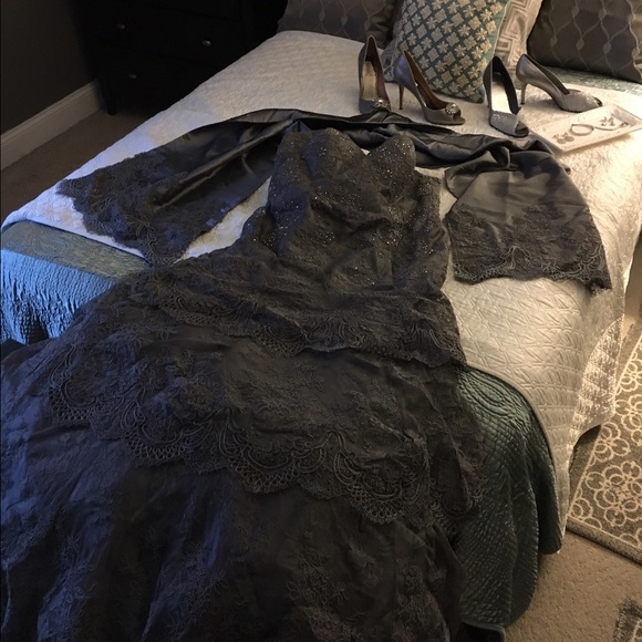 Mermaid style Montage boutique beaded gown