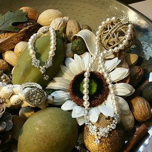 💖handmade💖swarvoski 2-piece jewelry set...NWOT