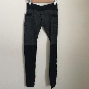 Utilitarian-chic Winter Leggings w/Cargo Pockets