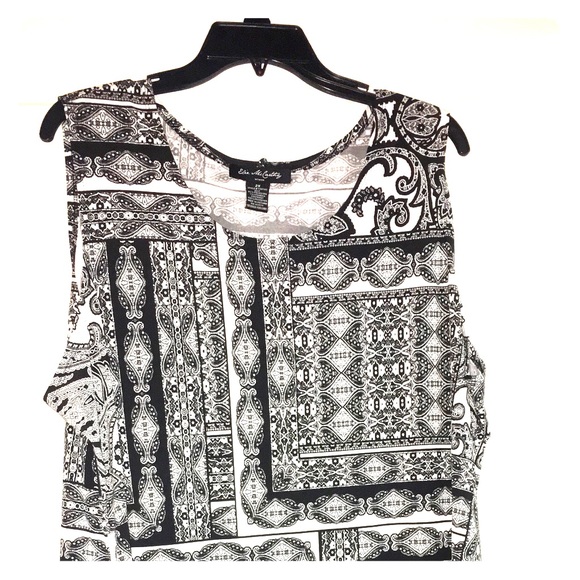 Elie McCarlthy Women's 2X Sleeveless Blouse.