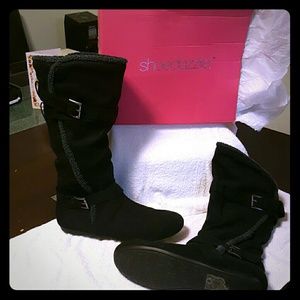 Tall black boots.ordrd & nvr rtrnd.brand new