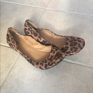 Mossimo Ballerina Flats Cheetah Print Size 10