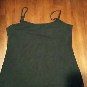 Black bra shelf cami size large